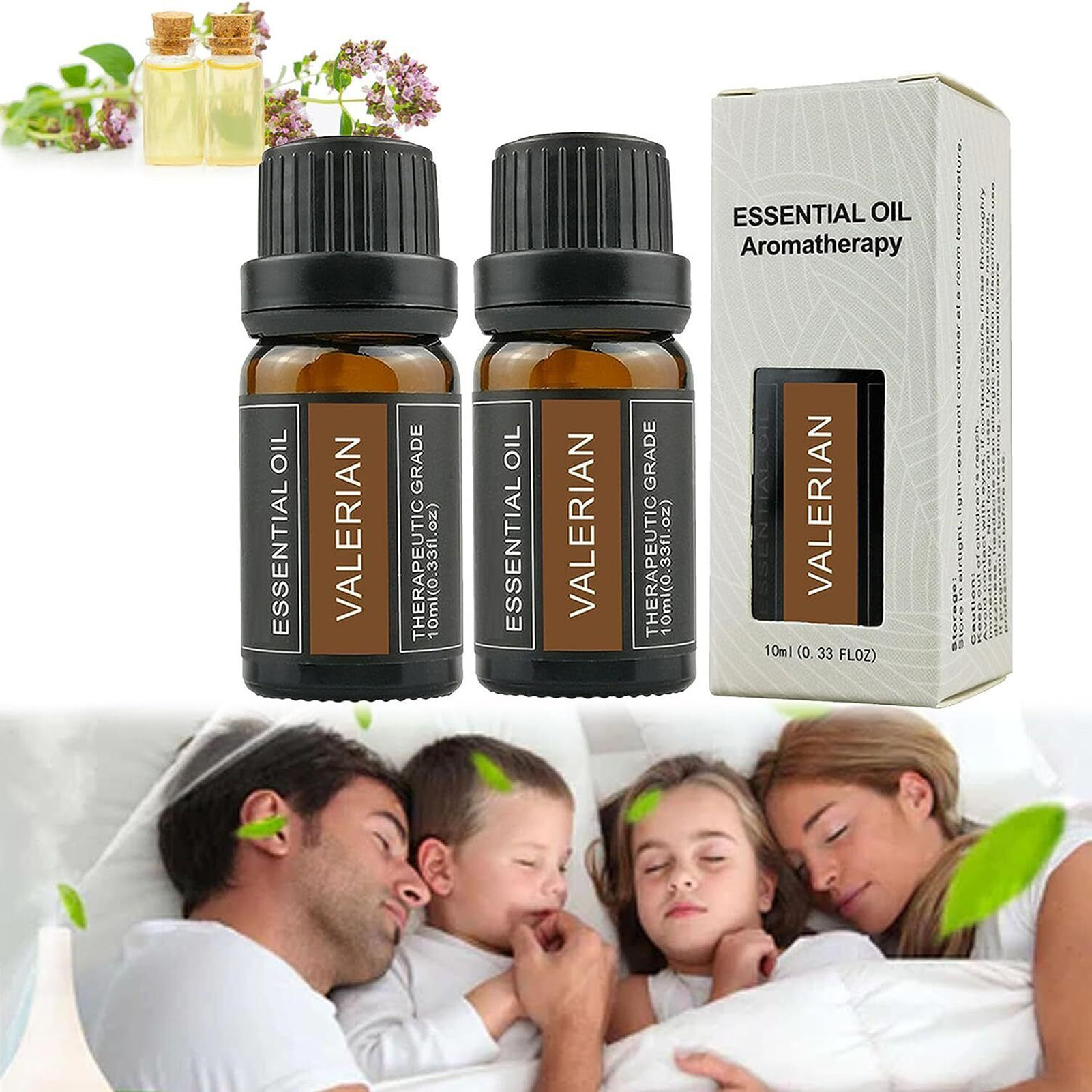 Home Fragrance Accessories - Minyak esensial Valerian organik, bantuan tidur