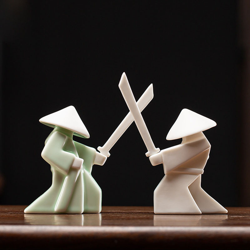 Incense Cone Holder - Pendekar Pedang Ahli Keramik Samurai Ksatria