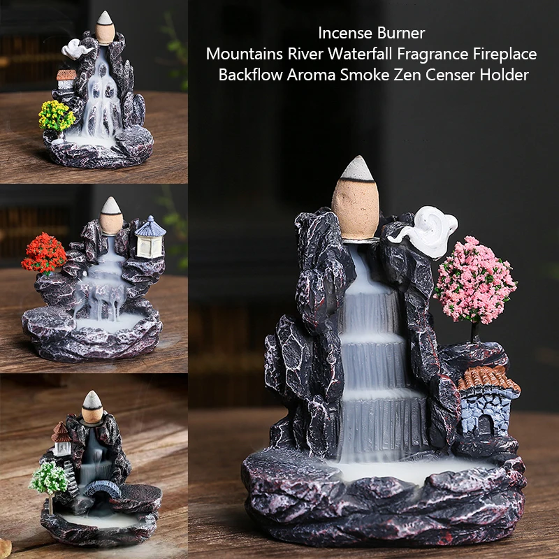 Incense Cone Holder - Tempat dupa Aliran belakang air terjun