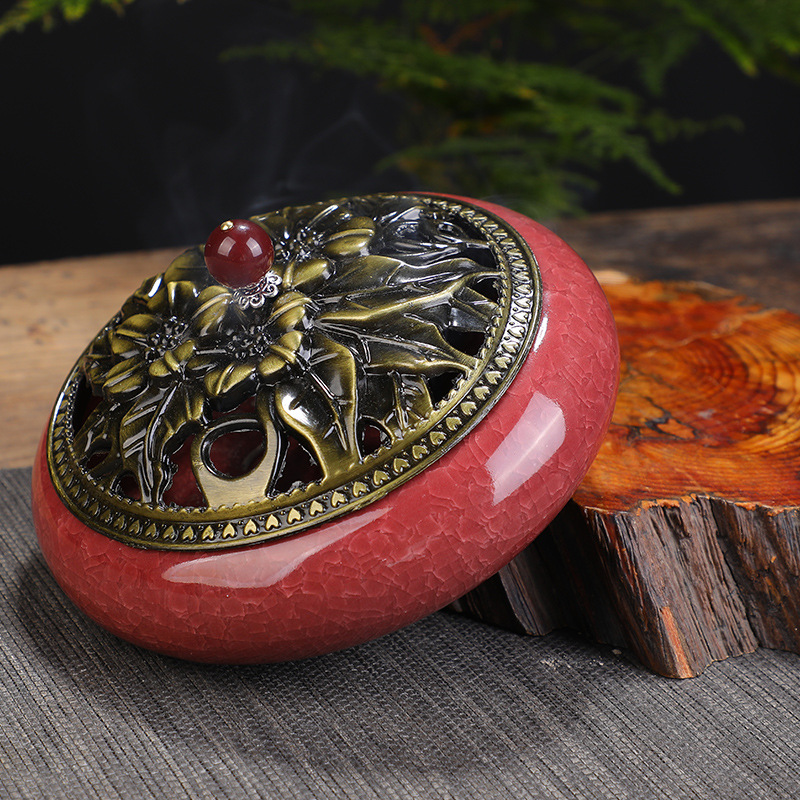 Pembakar dupa nyamuk besar 12  - Incense Cone Holder ulasan dan harga