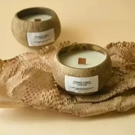 Lilin Aroma Kulit Kelapa Alami - Home Fragrance Accessories ulasan dan harga
