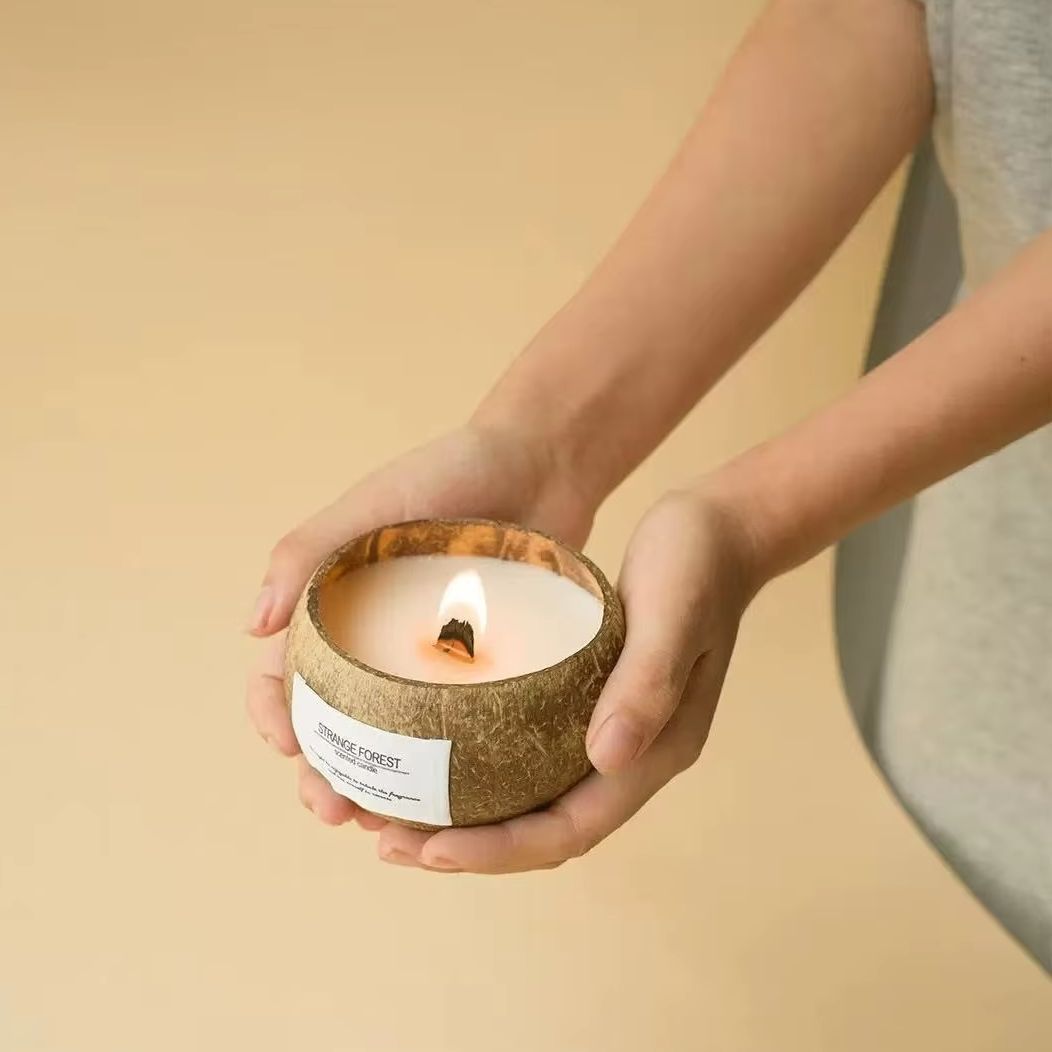 Lilin Aroma Kulit Kelapa Alami - Home Fragrance Accessories ulasan dan harga