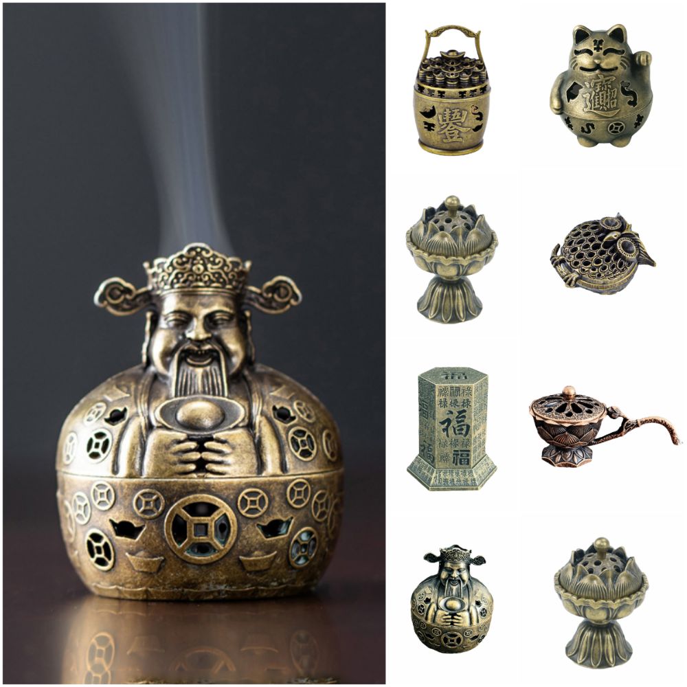 Pembakar Dupa Gaya Cina Baru d - Incense Cone Holder ulasan dan harga