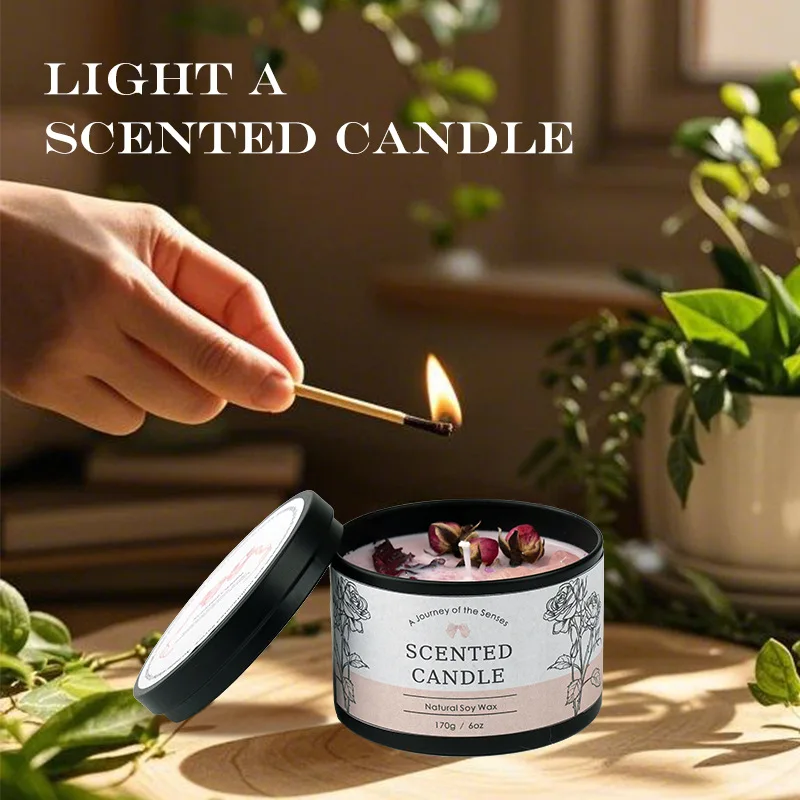 Lilin Aromaterapi Kristal Krea - Home Fragrance Long Lasting ulasan dan harga