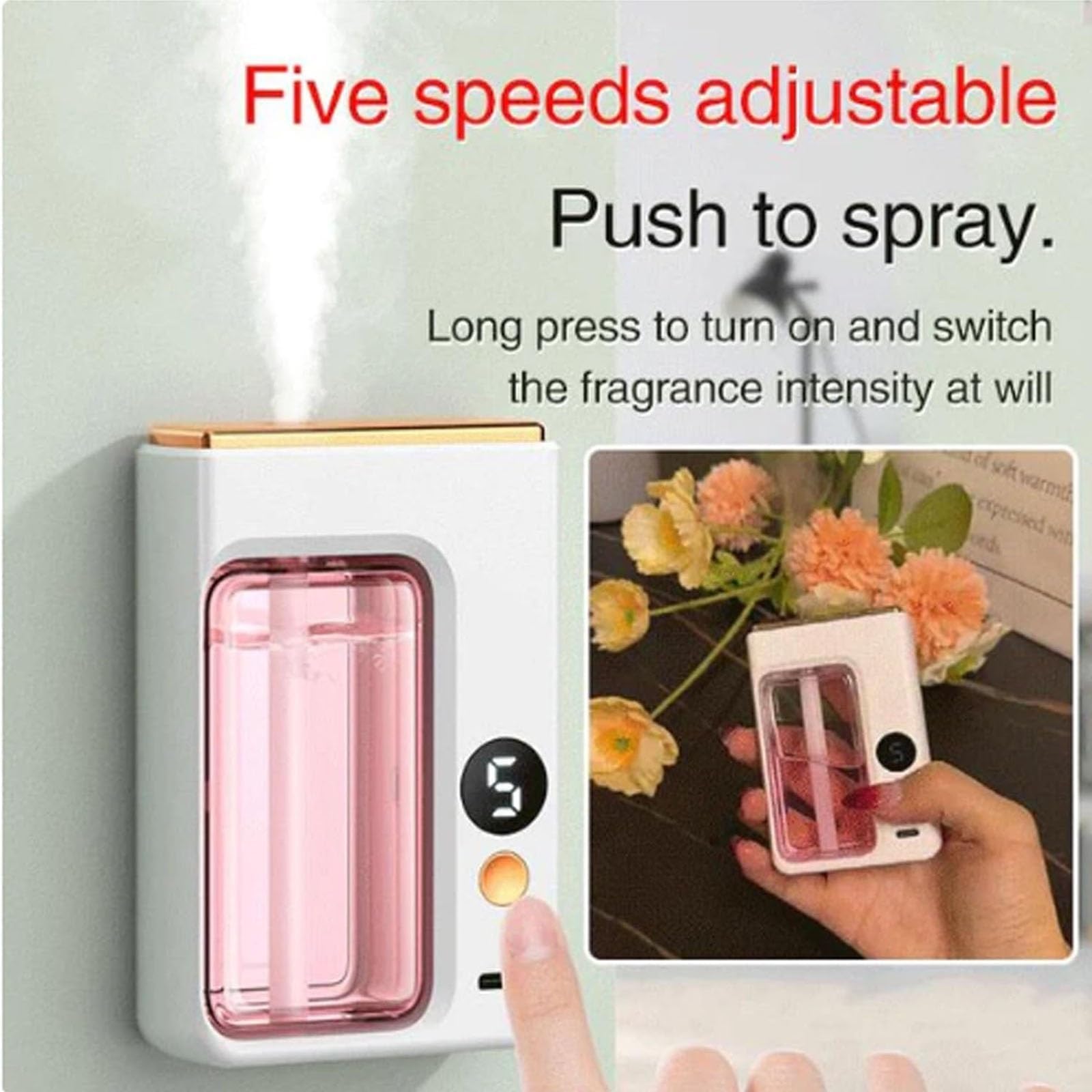 Diffuser Aromaterapi Nirkabel  - Home Fragrance Automatic Spray ulasan dan harga