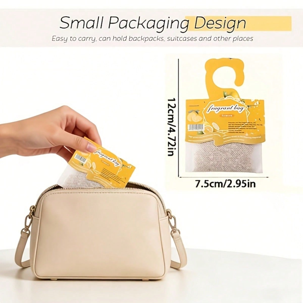 Kantong Pewangi Lemon Gantung, - Home Fragrance Logo ulasan dan harga
