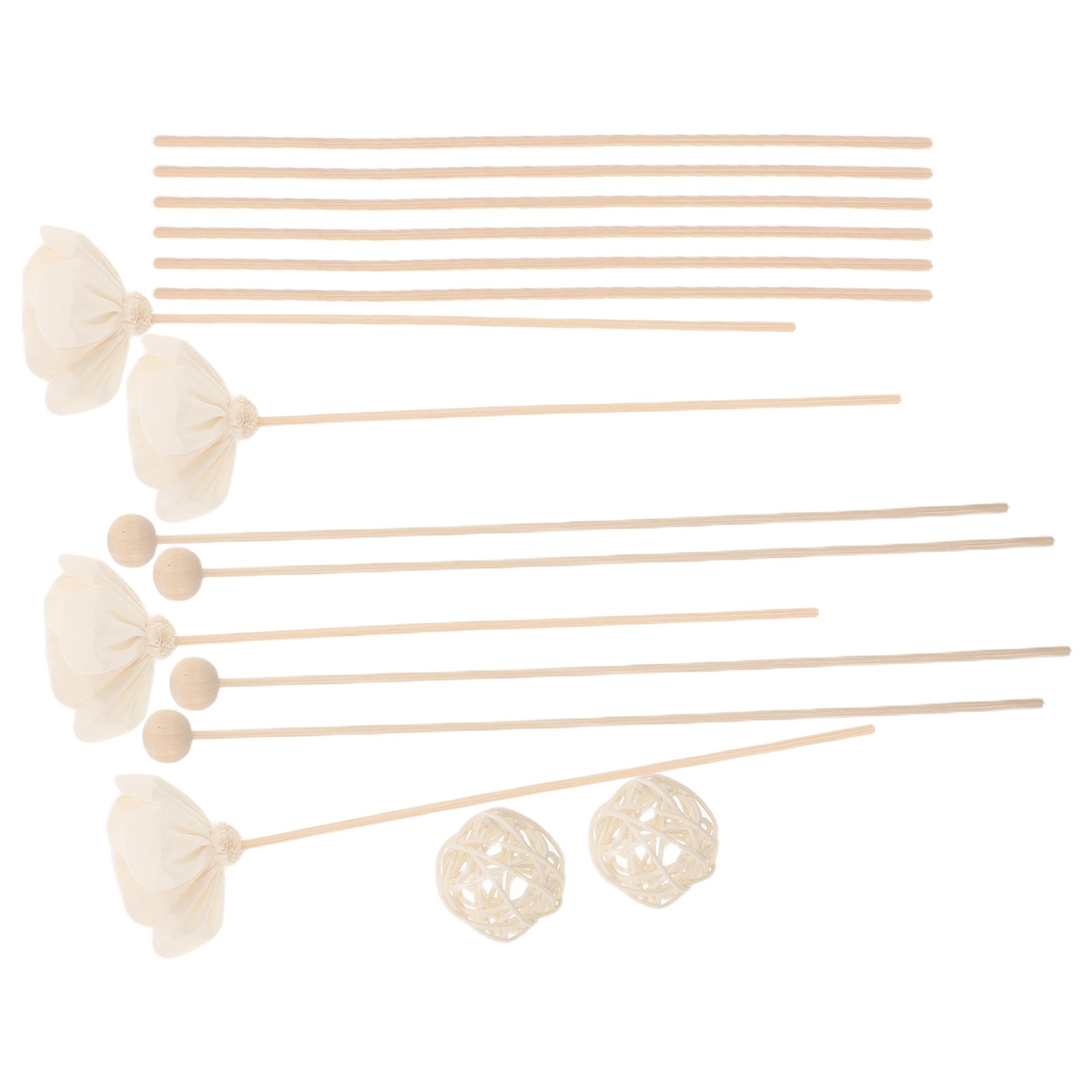 22Pcs Set Diffuser Reed Jasmin - Home Fragrance Aroma Set ulasan dan harga