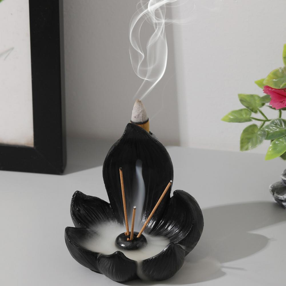 Tempat Dupa Teratai Resin, Pem - Incense Cone Holder ulasan dan harga