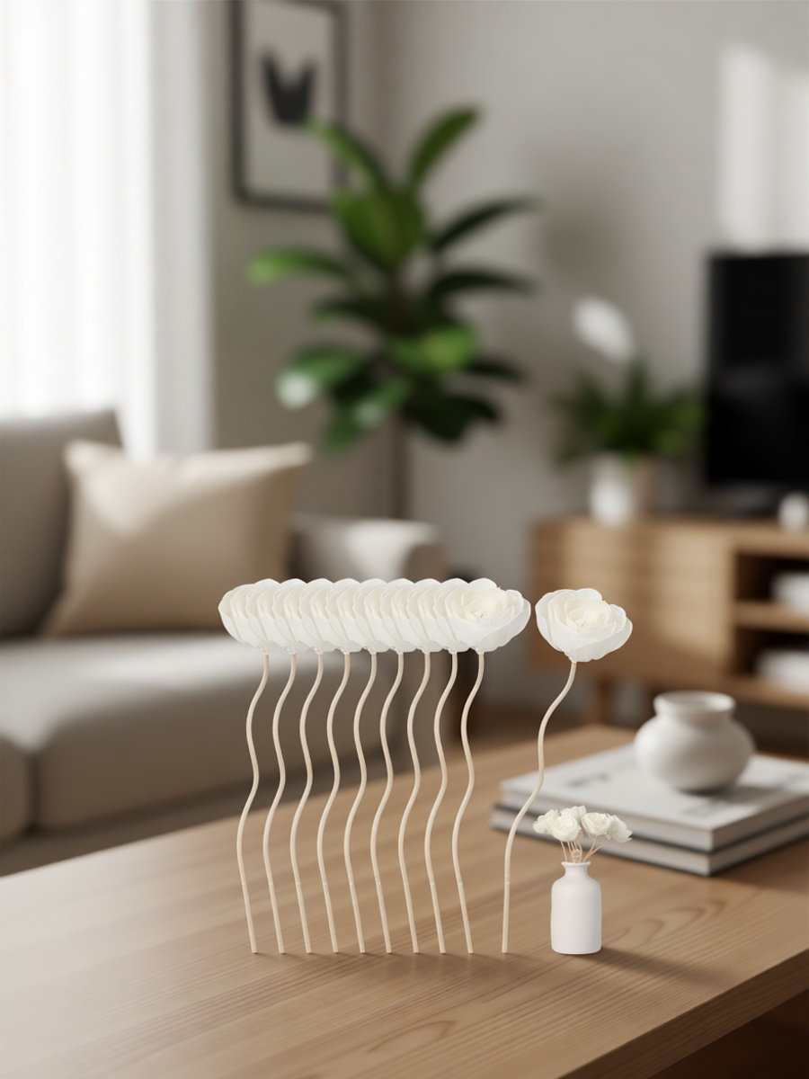 10 Buah Stik Diffuser Bunga Ke - Home Fragrance Aroma Set ulasan dan harga