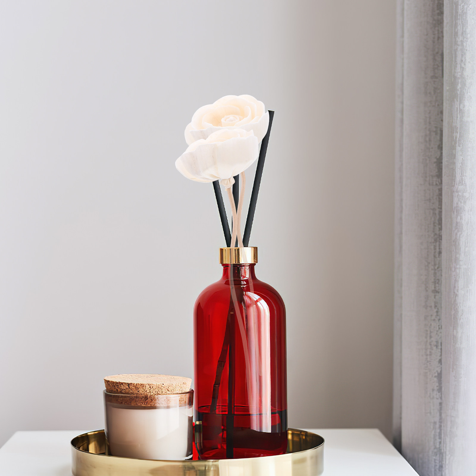 10 Buah Stik Diffuser Bunga Ke - Home Fragrance Aroma Set ulasan dan harga